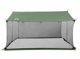 Camping Tarp with Mesh Walls Green 270 x 210 x 210 cm 42028567