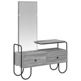 Dressing Table Grey Sonoma 100 x 36.5 x 136 cm Engineered Wood 8007686