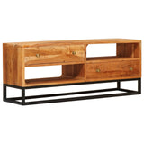 TV Cabinet Natural 110 x 30 x 44 cm Solid Acacia Wood 4104614