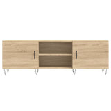 TV Cabinet Sonoma Oak 150x30x50 cm Engineered Wood 829095