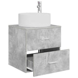 Wall-Mounted Sink Vanity Concrete Grey 49.5 x 44.5 x 65.5 cm 890321
