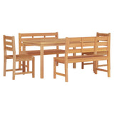 5 Piece Garden Dining Set Solid Wood Teak 3157198