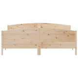Bed Frame without Mattress 180x200 cm Super King Solid Wood Pine 3216164