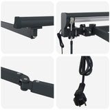 Electric Retractable Awning Frame Anthracite 3 x 2.5 m Steel 42024873