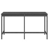 Garden Table Grey 203.5x90x110 cm Solid Wood Pine 824104