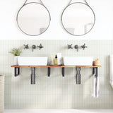 Bathroom Vanity Top Oil Finished 120x40x2 cm Solid Wood Acacia 3279690