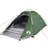 ZNTS Camping Tent Dome 2-Person Green Waterproof 94765