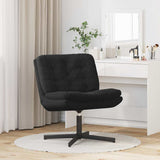 Swivel Relaxing Chair Black 63 x 75 x 76 cm Velvet 42007365