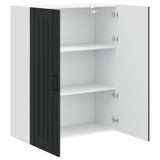 Wall Cabinet LUCCA Black 80 x 31 x 100 cm Engineered Wood 885146