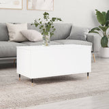 Coffee Table White 90x44.5x45 cm Engineered Wood 830964