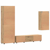 TV Cabinet Set FLORIN 3 pcs Artisan Oak Engineered Wood 3397973