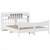 Bed Frame without Mattress White 180x200 cm Super King Solid Wood Pine 3323369