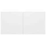 5 Piece TV Cabinet Set White Engineered Wood 3114430