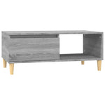 ZNTS Coffee Table Grey Sonoma 90x50x36.5 cm Engineered Wood 821050