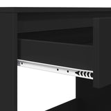 Desk with Drawer Black 100 x 50 x 78 cm Engineered Wood 888938