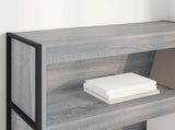 Book Cabinet Grey Sonoma 80 x 30 x 121 cm Engineered Wood 886417