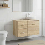Bathroom Cabinet In-between Sonoma Oak 30 x 35 x 50 cm 890360