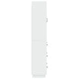Cabinet Set 2 pcs High Gloss White 66 x 34.5 x 87 cm 3416803