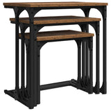 Nesting Coffee Table 3 pcs Old wood Engineered wood 883531