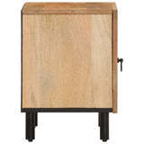 ZNTS Bedside Cabinets 2 pcs 40x33x46 cm Solid Wood Mango 358209