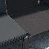 Garden Sofa Set Anthracite Steel 3378979