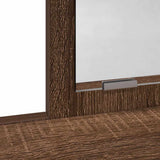 Dressing Table Brown Oak 100 x 41 x 140 cm Engineered Wood 865151
