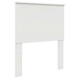 Headboard with Headboard Gloss White 80 cm Engineered wood 887818