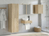 Bathroom Furniture Set 5 pcs Sonoma Oak 3407249