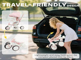 5 in 1 Kids Trike with Adjustable Toddler Tricycle with Push Handlebar, Adjustable T3398P378914