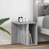 End Table 2 pcs Grey Sonoma 37 x 32 x 40 cm Engineered Wood 891091