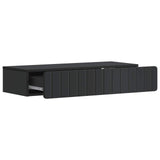 Wall-Mounted Side Table Wall-mounted Black 87.5 x 34.5 x 17 cm 898326
