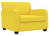 Armchair Light Yellow Fabric 42043402
