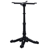 Bistro Table Leg Black 52x52x72 cm Cast Iron 325433