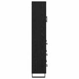 Highboard Black Oak 69.5 x 34 x 180 cm Engineered Wood 3416175