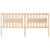 Bed Headboard Natural Wood Solid Pine Wood 205.5 cm x 100 cm 818590