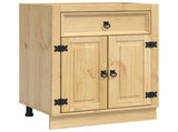 Cabinet SKI Honey Brown 60 x 46 x 81.5 cm Solid Pine Wood 42007557