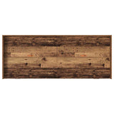 Bed Frame with Headboard Old Wood 100 x 200 cm Engineered Wood 3335227