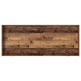Bed Frame with Headboard Old Wood 90 x 190 cm Engineered Wood 3335251