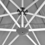 Hexagonal Pop-Up Foldable Marquee Grey 3.6x3.1 m 42108