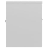 Sink Cabinet with Built-in Basin High Gloss White Engineered Wood 3070844