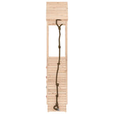 Playhouse with Climbing Wall Solid Wood Pine 3156919