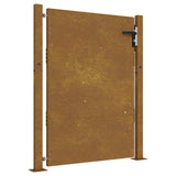 Garden Gate 100x150 cm Corten Steel 153265