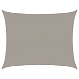 Sunshade Sail 160 g/m Rectangular Light Grey 6x7 m HDPE 4001996