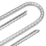 Tent Pegs 12 pcs U-shaped 37 cm 10 mm Galvanised Steel 4009348