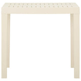 Garden Table White 79x65x72 cm Plastic 315842