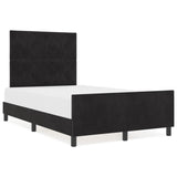 ZNTS Black Velvet Bed Frame 120x200 cm 3345001