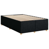 Bed Frame without Mattress Black Double Fabric 3284767