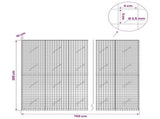 Gabion with 3.5 mm Wire and 5x5 cm Mesh 750x10x200 cm 3462105