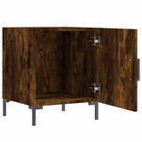 Bedside Cabinets 2 pcs Smoked Oak 40x40x50 cm Engineered Wood 827575