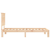 Bed Frame without Mattress 100x200 cm Solid Wood Pine 3193651
